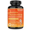 NATURE TARGET Glucosamine Chondroitin Joint Support Supplement - Plus MSM, Collageen, Kurkuma, Shellfish Free, Ondersteunt Joint, Knies, Cartilage, voor mannen & Women, 120 Caps