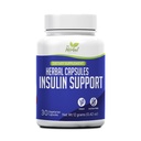 Capsules de soutien à l'insuline à base de plantes - Supplément naturel de gestion A1C pour sucre de sang équilibré - 30 capsules