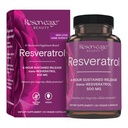 Reserveage Schoonheid, Resveratrol 500 mg, Antioxidant supplement voor hart en Cellular Health, Ondersteunt gezonde veroudering en immuunsysteem, Paleo, Keto, 30 capsules