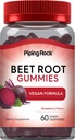 Piping Rock Beet Root Gummies 60 Tellen voor mannen en vrouwen . . . . .