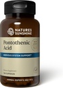 L'acide pantothénique solaire de la nature, 100 capsules La vitamine B5 soutient les systèmes nerveux, aide la fonction adrénale Gland, et est nécessaire pour faire certaines hormones