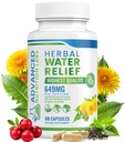 Herbal Water Relief Diuretic Water Pillen voor Water Retention, Bloating, Zwelling Legs, Voeten - Dandelion Extract Supplement - Water Retention Loss - Diuretics for Women & Men - 60 Capsules