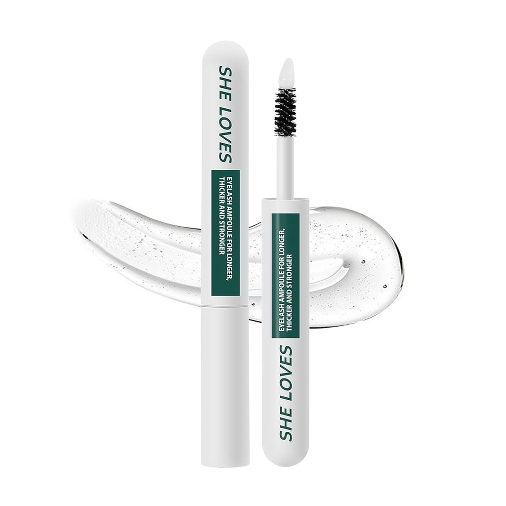 Geavanceerde wimpergroei Serum 2-in-1 penseelkop om wimpers te groeien voor langere, dikkere, sterkere
