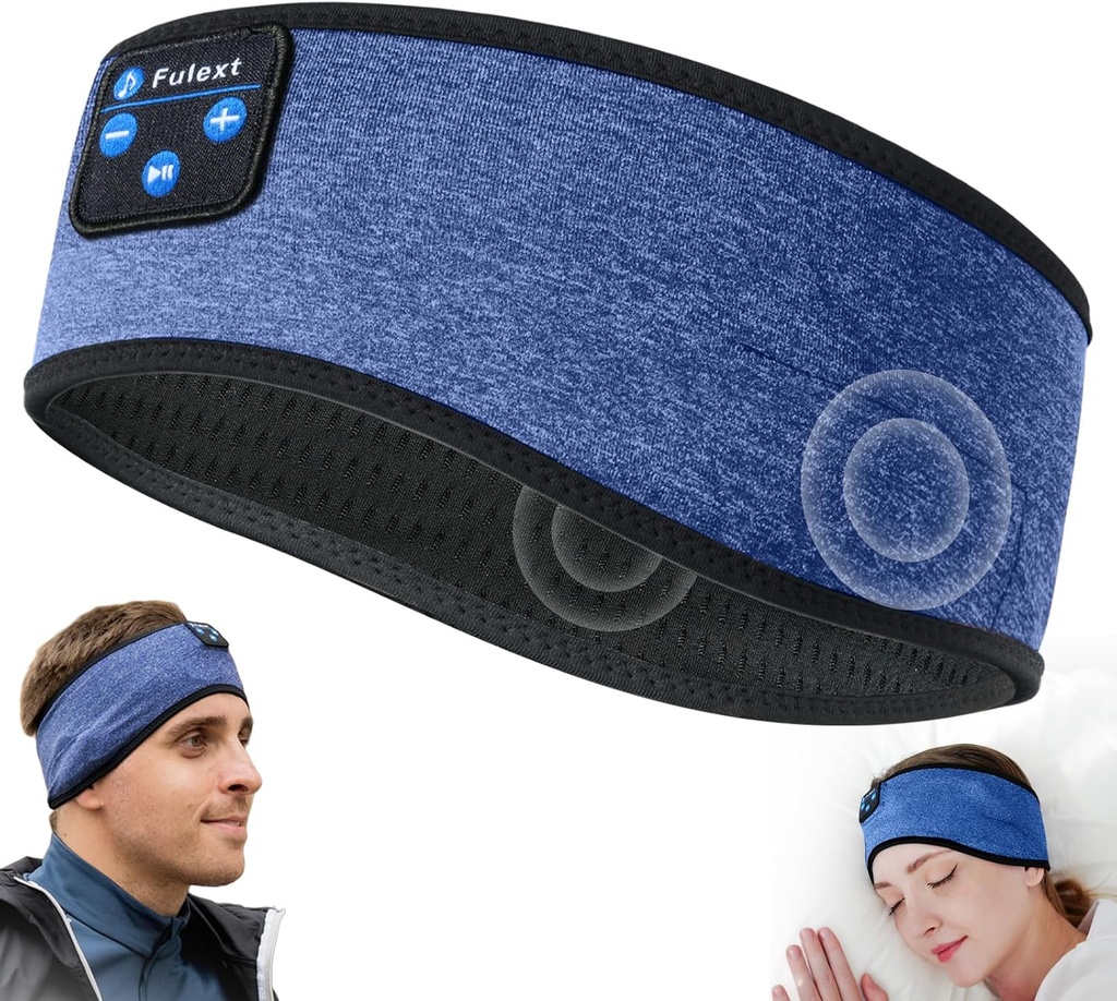 Slaapkoptelefoon Headband10Hrs Bluetooth Headband met gezellige oordopjes Comfortabele slaapkoptelefoon voor Side Sleepers, Sleep & Lounge Gift Idee voor vrouwen Mannen