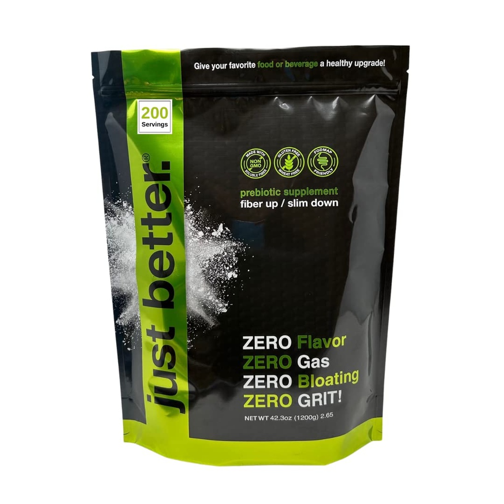 Supplément de fibre prébiotique pour une poudre de fibre saine avec goût zéro Grit zéro et pas de ballonnement ou de gaz