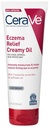 CeraVe Eczema Relief Huile Crémeuse pour le corps, crème calmante Eczema avec huile colloïdale d'avoine et de carthame pour peau sèche et déchiquetante, sans stéroïde et sans parabène, 8 once
