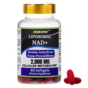 Nikoni Liposomale NAD+ 2000 mg met TMG en Pterostilbene, ondersteunt gezonde veroudering-60 Softgels