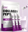 2X Boost Collageen Peptides Powder for Skin Hair Nail Joints Health, Ultra High Absorptie Collageen Powder with Hydrolyzed Type 1 & 3 + VC, Unflavored Collageen Supplements for Women & Men, 30 Servings