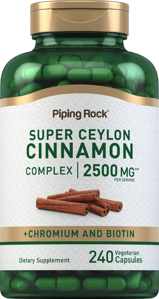 Piping Rock Super Ceylon Cinnamon Complex Capsules 