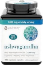 Generieke Ashwagandha Supplement Biologische KSM-66 Ashwagandha Vegetarische Supplement 180 Capsules, 1000mg per dagelijkse portie, Help Ondersteuning Gezond Stress Management Response, Wissen
