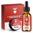 Baardgroei Kit - 2X Concentratie Biotine voor mannen, natuurlijke ingrediënten met Argan olie, Jojoba olie en vitamine (Vanilla)