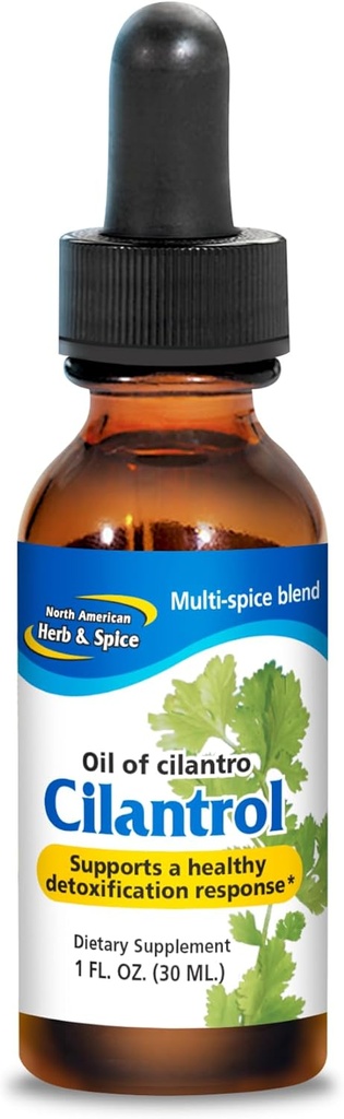 NOORD AMERIKAANSE HERB & SPICE Cilantrol - 1 fl. oz. - Digestieve ondersteuning - Cilantro Extract - Non-GMO - 130 porties