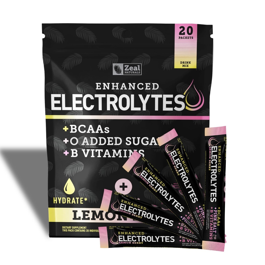 Enhanced Electrolyte Powder Stick Packs (Citroen Berry 
