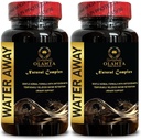 WATER AWAY COMPLEX - vloeibare pillen voor het vasthouden van water, Water uit pillen, Natuurlijke waterretentie pillen, diureticum water pillen, water pillen vitaminen, Milk Thistle - 2 flessen