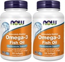 NOW Foods Omega-3-100 Softgels (pakket van 2)