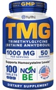 Supplément Tuthi TMG – 1000mg Triméthylglycine – Acide bétaïnique amino pour le soutien cardiovasculaire et les niveaux homocysténiques sains – 100 comprimés végétaliens – sans gluten, sans OGM – fabriqués aux États-Unis