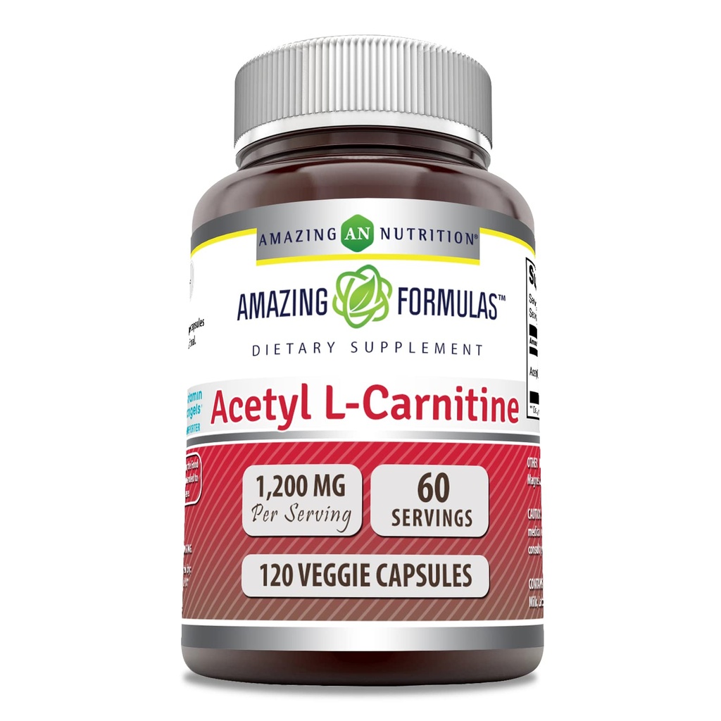 Verbazingwekkende Formules Acetyl L-Carnitine Supplement 