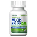 HealthA2Z® Mucus Relief DM-Dextrométhorphane HBr 20mg-Guaifenesin 400mg-D Non Benzène-Doux, libération immédiate, non enrobé (50 Nombre (paquet de 1))