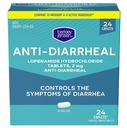 berkley jensen Anti-Diarree Geneeskunde - Loperamide Hydrochloroide 2 mg Diarree Relief Caplets - Controle Symptomen van diarree Inclusief Travelers' Diarree, Easy-to- Swallow Anti-Diarree Pillen, 24 Ct