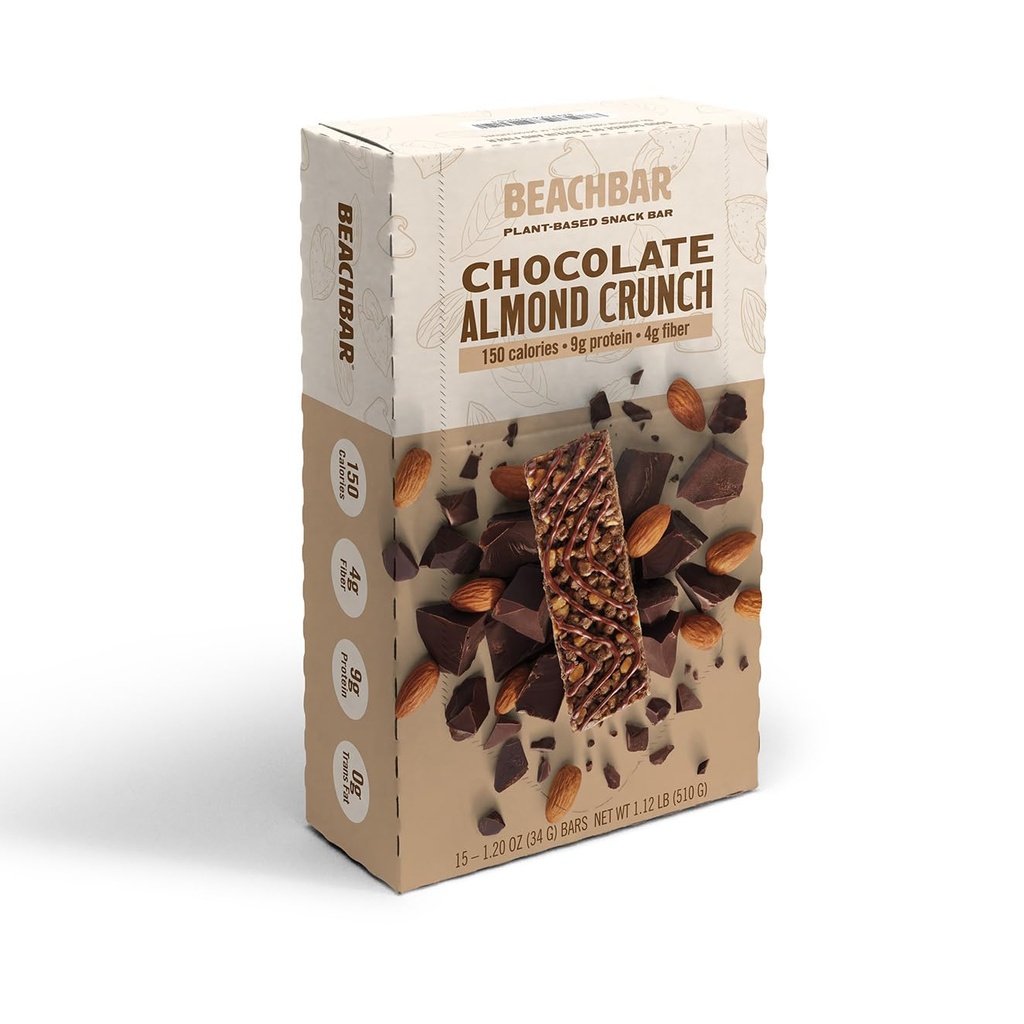 BODI BEACHBAR plantaardige chocolade Amandel Crunch 