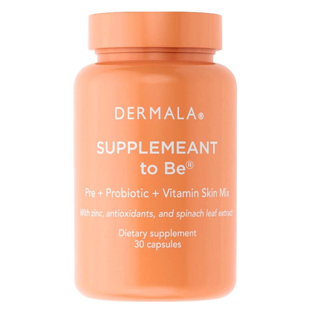 Dermala #FOBO SUPPLÉMÉANT pour être supplément d'acné.Tous les prébiotiques naturels quotidiens Probiotiques Vitamines Mélanger la peau avec le zinc.