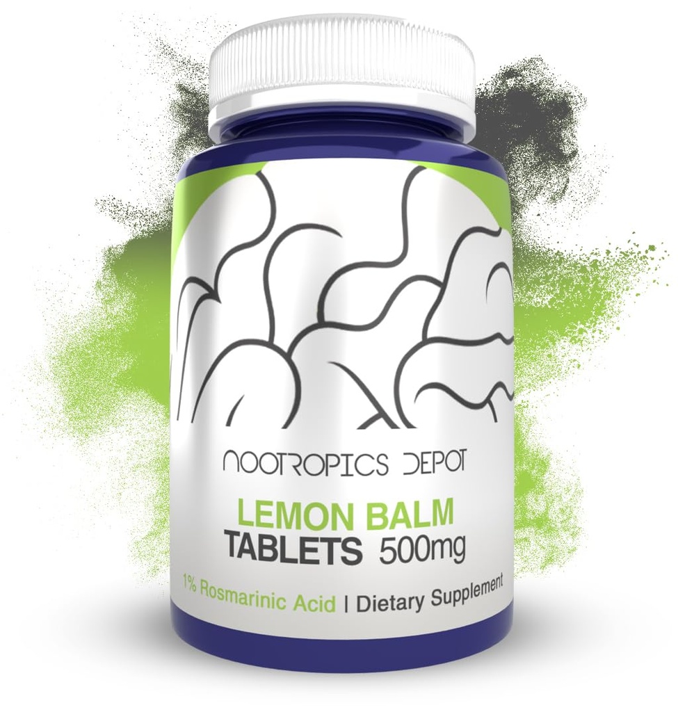 Nootropics Depot Lemon Balm Extract Tabletten 500mg 