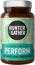 Hunter & Gather Neus naar staart - 90 Perform Capsules Wild, Grass Fed IJslandse Lams Voorouderlijke geïnspireerde Supplementen