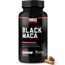 Force Factor Black Maca Root Vitality Supplement voor mannen met superieure absorptie en macht, natuurlijke Maca Negra Extract, Fundamentals Series, 1000mg, 60 Capsules