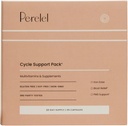 Perelel Cycle Support Pack, Dagelijkse Supplement met ijzer, vitamine C, B12 en Bloat en PMS Ondersteuning Blend, soja, zuivel en glutenvrij, niet GGO, 28 dagen levering