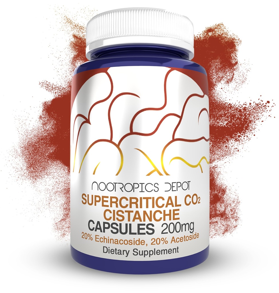 Nootropics Depot Cistanche Superkritische CO2 Extract Capsules 