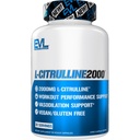 Evluution L-Citrulline2000 Supplément à l'oxyde nitrique pour les hommes Nutrition Capsules à haute résistance L Citrulline pour la récupération de la force musculaire améliorée et pompes intenses - Booster à l'oxyde nitrique à base végétale