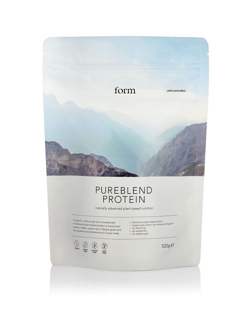 Vorm Pureblend Proteïne - Ongezoete en ongearomatiseerde Vegan Proteïne Poeder - 15 g Plant Proteïne Poeder Ongearomatiseerd per portie. Perfect voor uw smoothies, koken en bakken