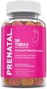 Dr. Tobias Prenatale Vitamine Gummy, Iron Free Prenatale Vitaminen met DHA en Foliumzuur, Niacin, Biotin, B6, & B12, Inclusief Visolie, voor pre- en postnatale ondersteuning, 60 Gummies, 30 Servers