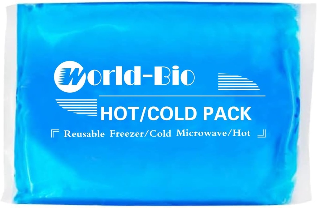 Grand pack de glace pour les blessures Gel réutilisable(8.3''×12.4''), Paquet de froid flexible pour soulager la douleur, gel gel de thérapie à compression chaud/froid pour épaule, dos, jambes, genou, chirurgie, gonflement, inflammation