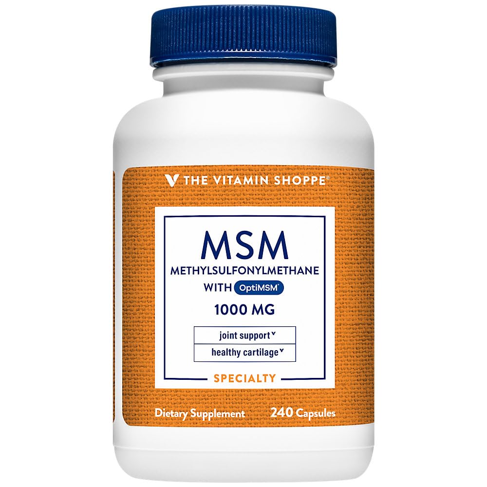 De vitamine Shoppe MSM 1000 MG (240 capsules)
