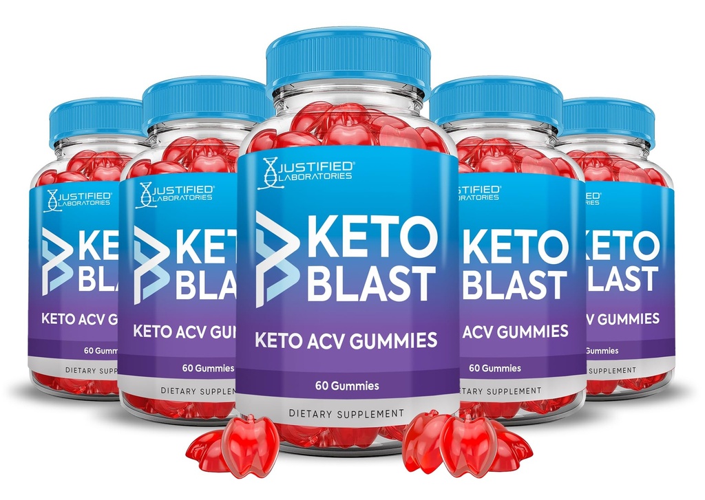 (5 Pack) Apple Cider Vinegar Gummies 1000MG Keto Blast Keto ACV Gummies Geavanceerde formule samengesteld met Granaatappel Beet Juice Powder B12 Vegan Non GMO 300 Gummys
