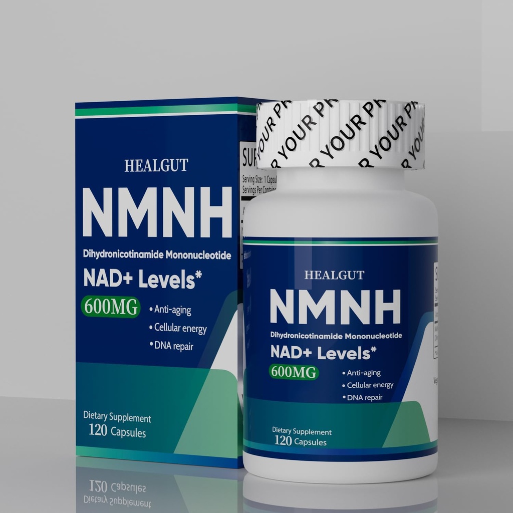 NMNH-supplement bij Boost NAD+ Niveaus - Liposoom Capsules 120 Serves for Anti-Aging Women