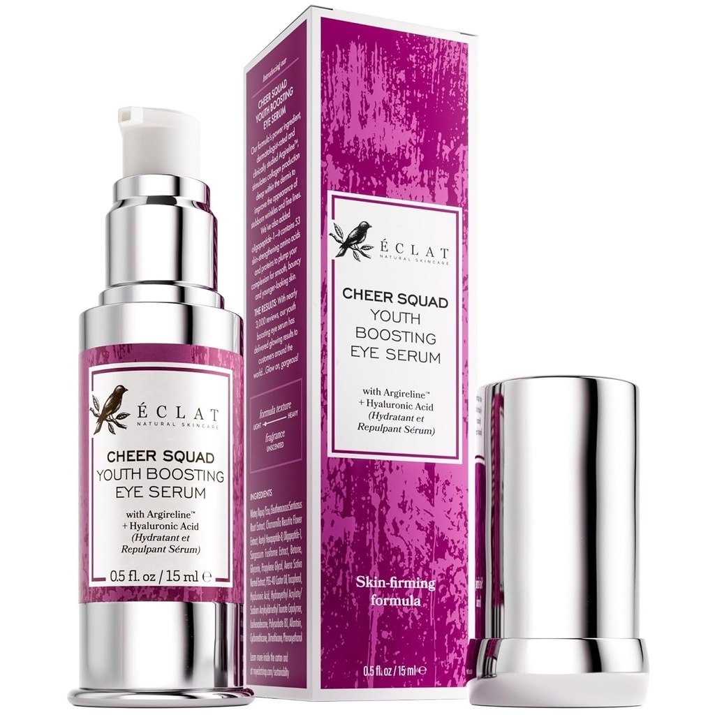 Eclat Skincare Eye Serum with Hyaluronic Acid - Hydrating Formula for Rimpels, Fine Lines, Crow