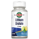KAL Lithium Orotate ActivMelt 5mg, Lithium chélaté pour Absorption optimale et biodisponibilité, Support d'humeur saine, Saveur de citron naturel, Comprimés Dissolvants instantanés, 90 portions, 90 micro comprimés