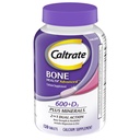 Caltrate 600 Plus D3 Plus Mineralen Calcium en vitamine D Supplement Tablets, Bone Health en Mineraal Supplement voor Volwassenen - 120 Tellen (Verpakking kan variëren)