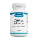 EuroMedica Zink Plus Selenium - Immune & Respiratory Health Support Supplement - Mineral Supplement with Zink Bisglycinate Chelate - Formula with Selenium for Cellular Health Support - 60 Capsules