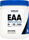 Nutricot poudre EAA 30 portions (non aromatisées) - acides aminés essentiels - non-OGM, sans gluten, respectueux des végétaux