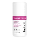 Isotonix Vitamine D avec K2, favorise la densité minérale osseuse normale, favorise les artères saines, aide à maintenir la santé osseuse, soutient la santé immunitaire, l'Amérique du marché (30 services)