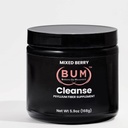 (Bum) Poudre de fibre de Psyllium Husk, boisson aromatisée aux baies mélangées avec Stevia, nettoyage de Colon pour le soulagement et la santé digestive, supplément quotidien de fibre soluble, sans sucre et sans gluten, végétalien, 30 portions