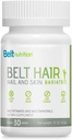 Riem Haar, Nagel, en Bariatrische huid (Gastric Bypass, Sleeve Gastrectomie) Multivitamine en multiminerale tabellen - Geen smaak - 1 maand levering