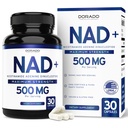 NAD Supplement (500 mg van 95% Pure NAD+ Per Serving) NMN Supplement, NAD Nicotinamide Riboside Support (Third Party Tested, Vegan Safe, Non-GMO, No Fillers, & Made in the USA - 30 Vegan Capsules)