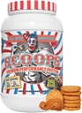Beurre d'arachide Brookie Aromatisé Isolé, concentré et hydrolysé poudre de protéines de lactosérum - Faible dans le sucre, les glucides et les graisses 2LB Tub, 23G de protéines Meilleur pour les muscles maigres 26 portions