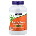 Nu Foods PAU D'Arco, 500 mg, 250 Veg Capsules