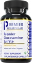 Premier Research Labs Glucosamine Sulfate - Shellfish Free Glucosamine Sulfate Capsules voor gezamenlijke ondersteuning, Connective Tissue Health, 750 mg per portie, Vegan Friendly - 120 Vegetarian Capsules