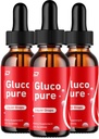 Gluco Pure Drops Healthy Formula - Dietary Supplement Drops - Extra Strength GlucoPure Liquid Drops, Gloco Pure Drops Reviews (3 Pack – 3 Month Supply)